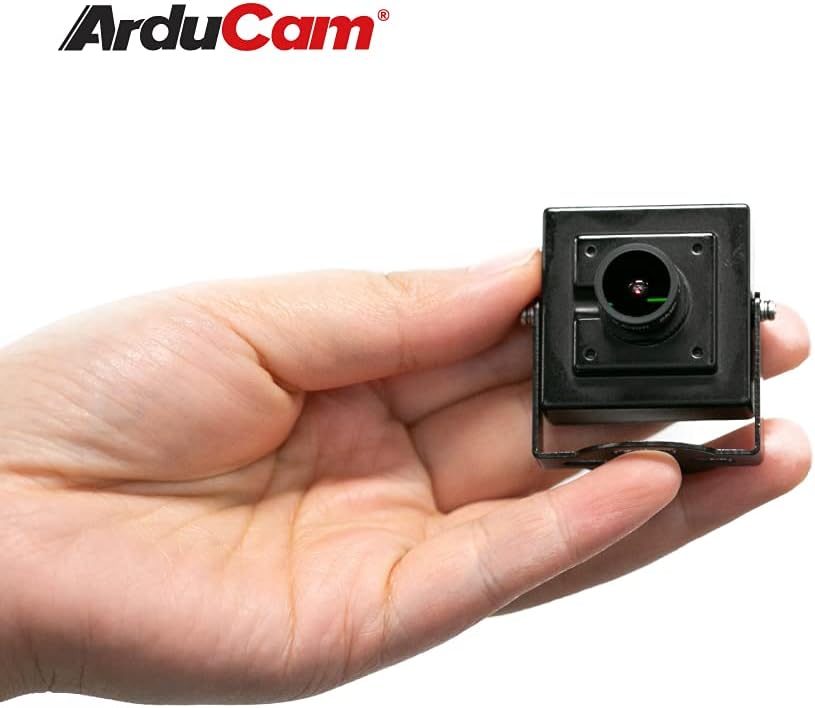 Arducam 1080P Low Light WDR USB Camera Module with Metal Case, 2MP 1/2.8” CMOS IMX291 120 Degree Wide Angle Mini UVC Webcam Board with Microphone, 3.3ft/1m Cable for Windows Linux Mac OS