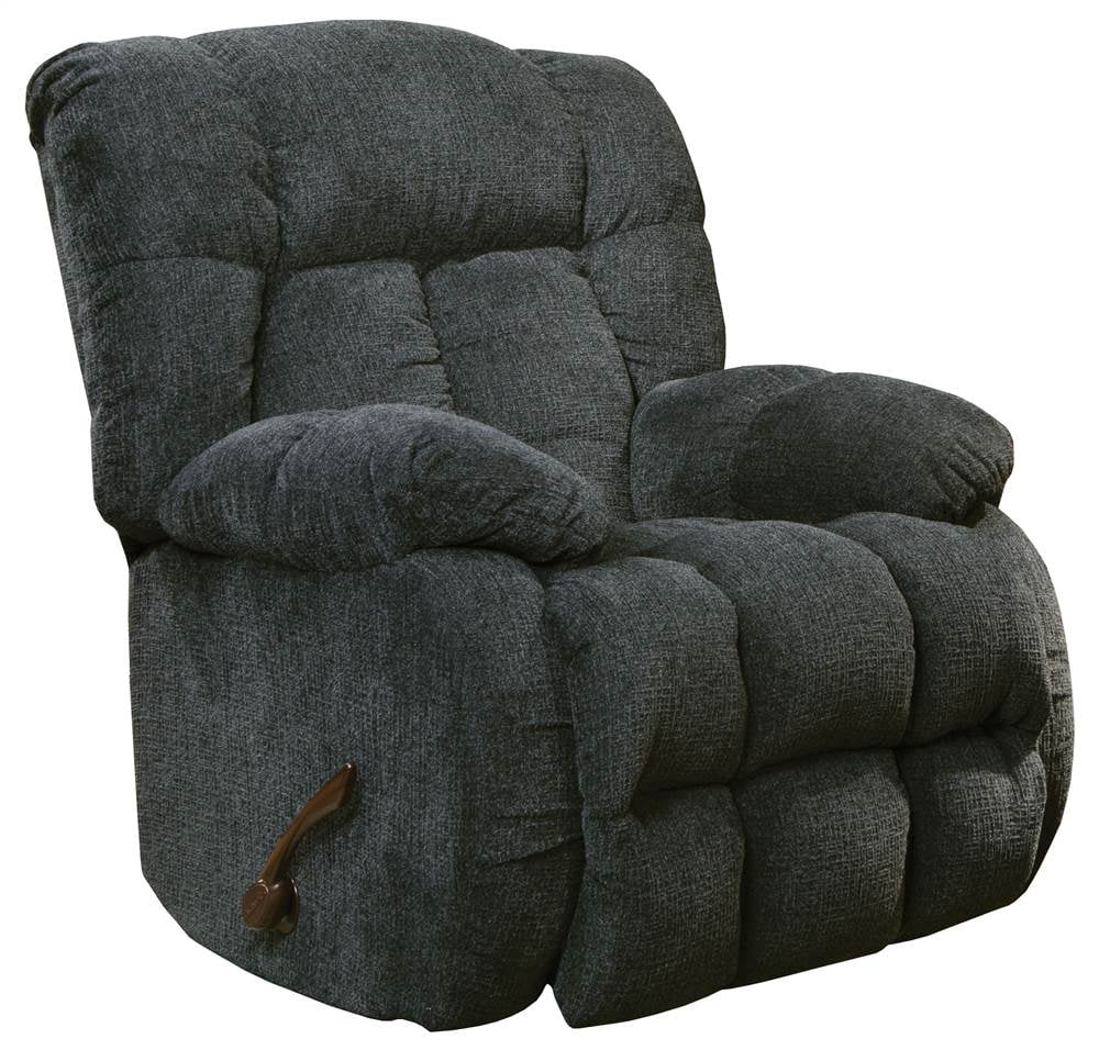 Fabric Rocker Recliner in Slate