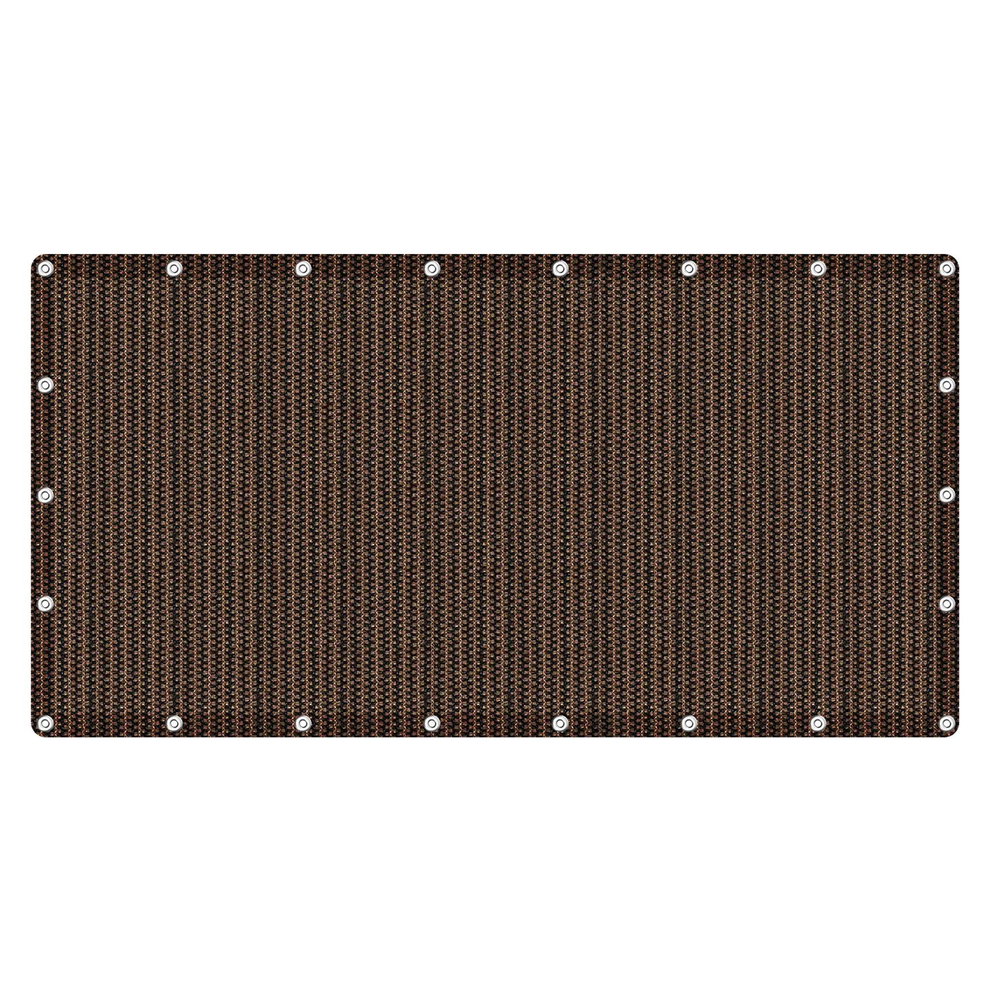 90% Shade Fabric Sun Shade Cloth Privacy Screen for Outdoor Patio Garden Pergola Cover Canopy 6x10 FT, Mocha