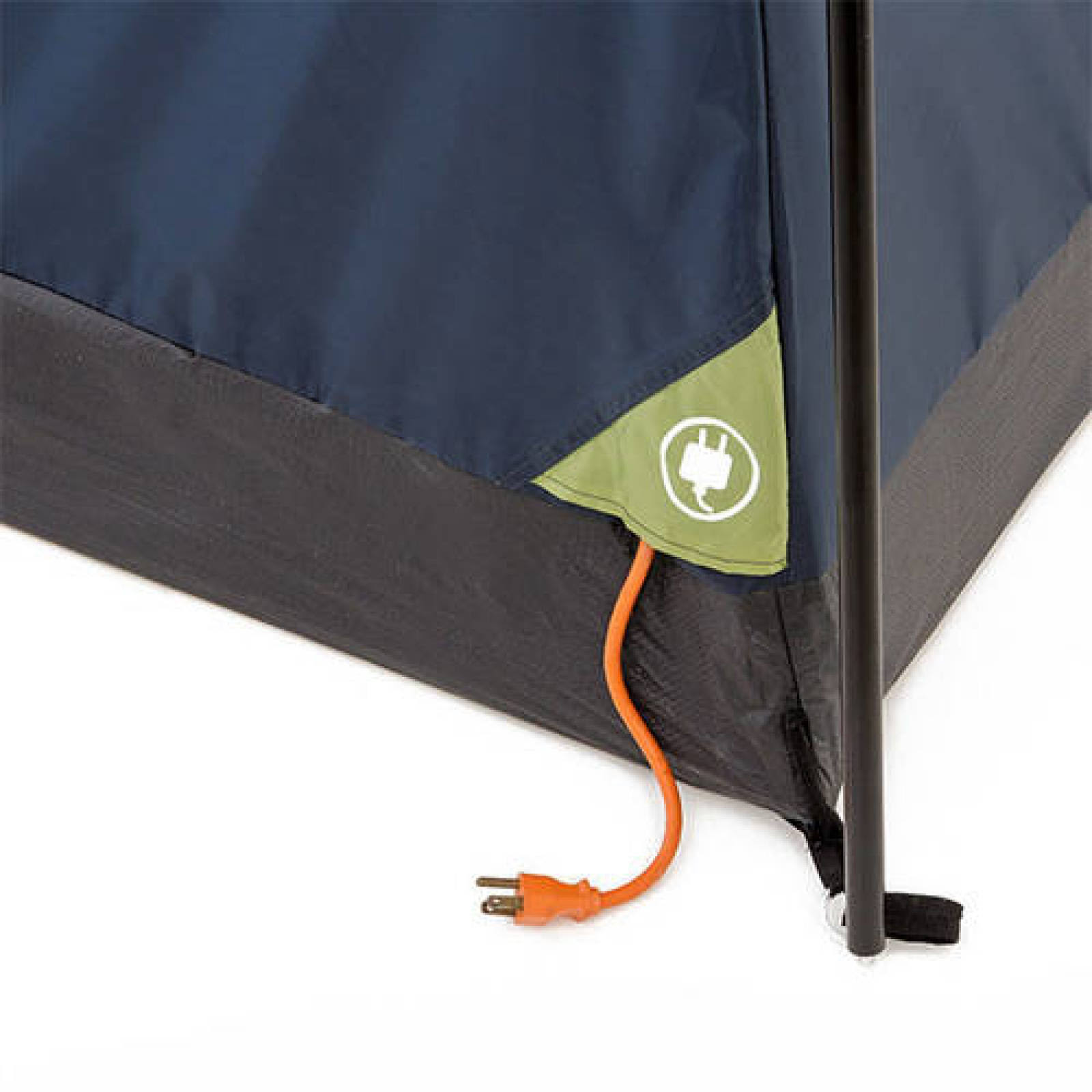 Ozark Trail 10 Person 2 Room Straight Wall Family Cabin Tent, Blue