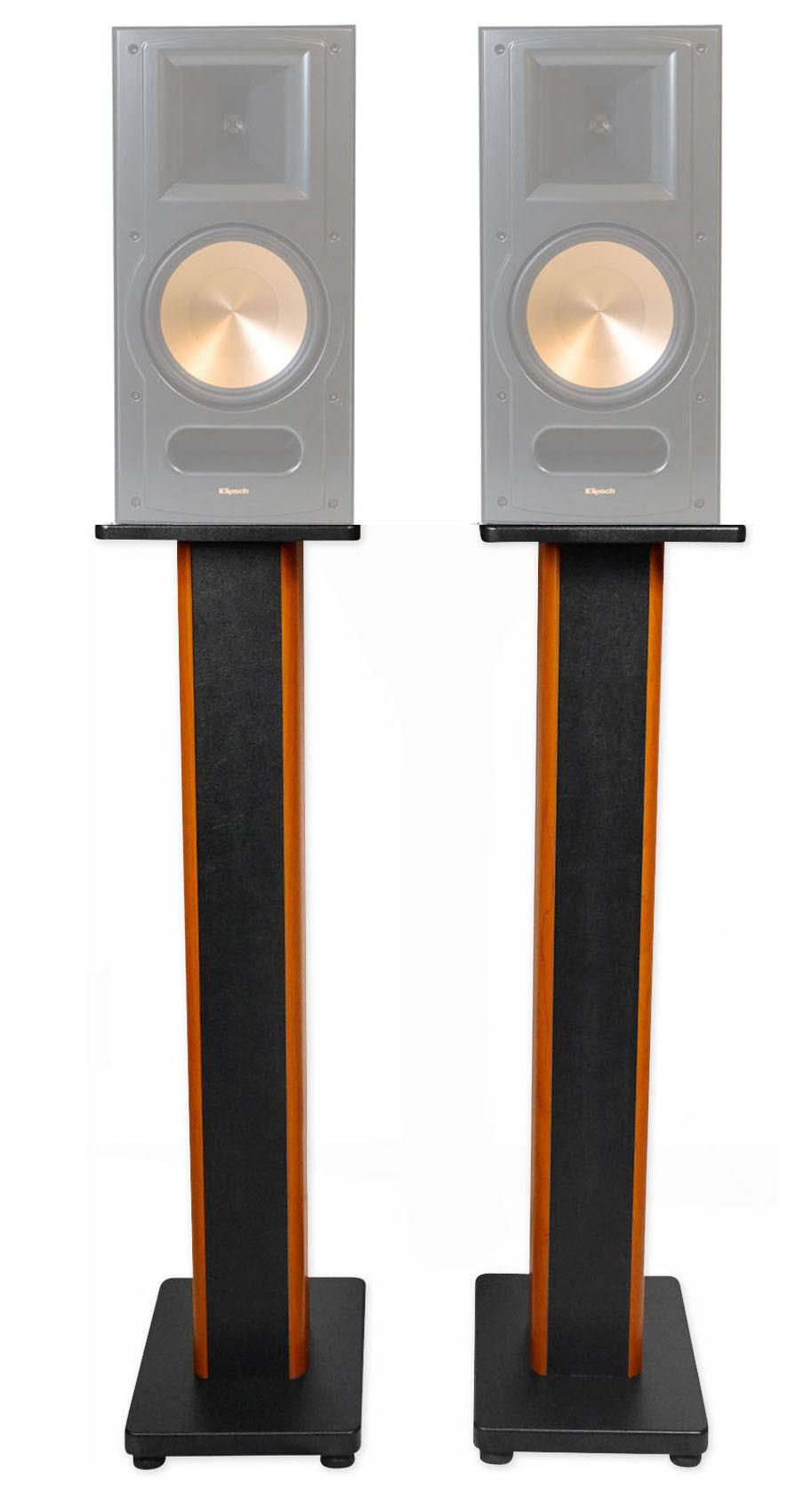 Rockville (2) 36x22 Bookshelf Speaker Stands for Pair Klipsch RB-81 Bookshelf Speakers