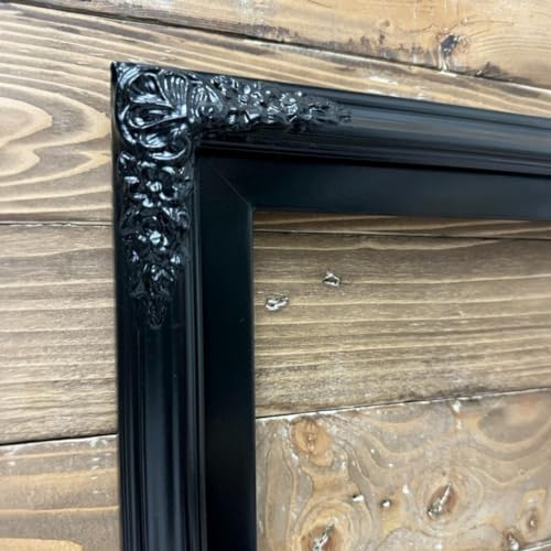 65 & 75 Inch TV frame for Samsung The Frame TV. SATIN BLACK (not for use with other models) Handmade wood ornate TV Frame