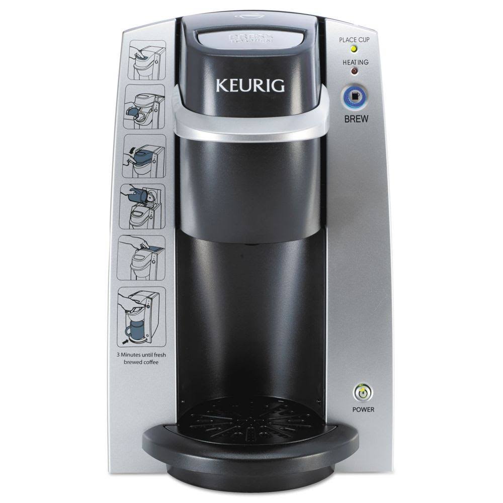 Keurig K130 Commercial Brewer, 7 x 10, Silver/Black - GMT21300 - Megean