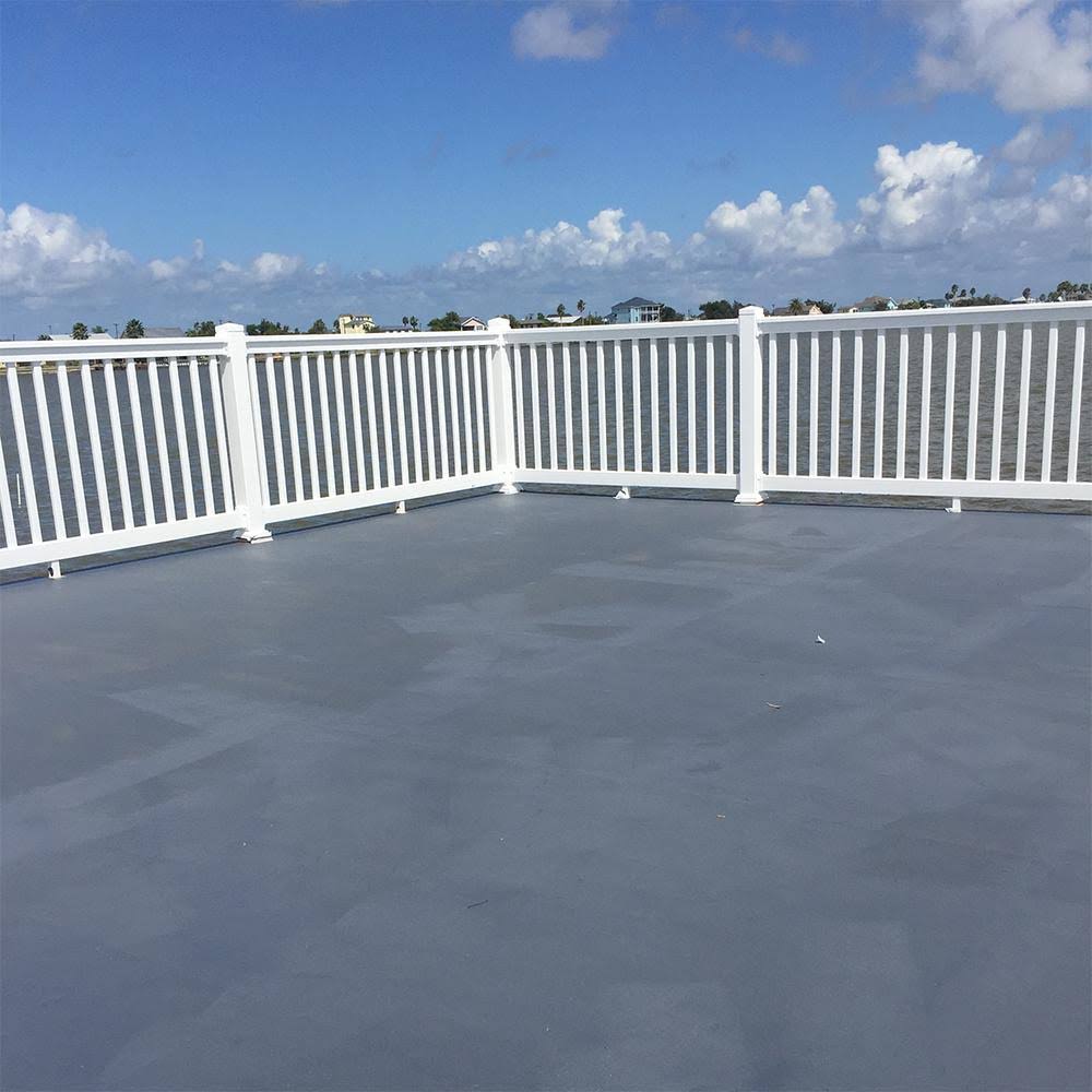 Weatherables Vanderbilt 3 ft. H x 8 ft. W White Vinyl Railing Kit