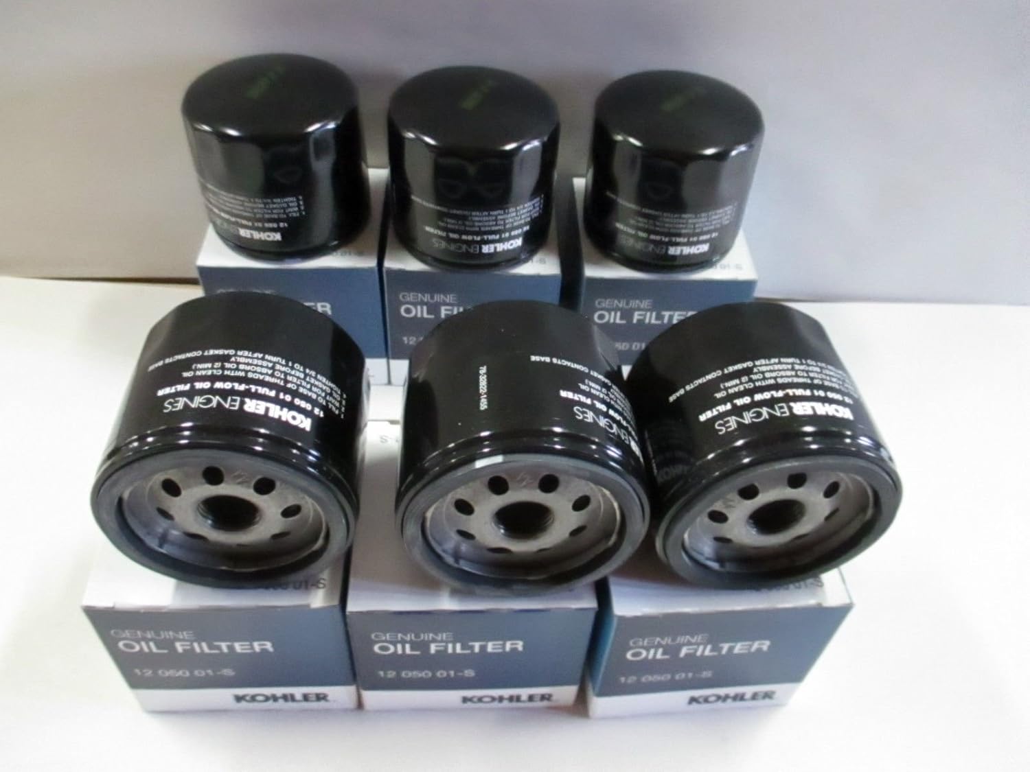KOHLER 12 050 01-S Engine Oil Filter For CH18 - CH25 And CV18 - CV25- 6 pack Pack of 2