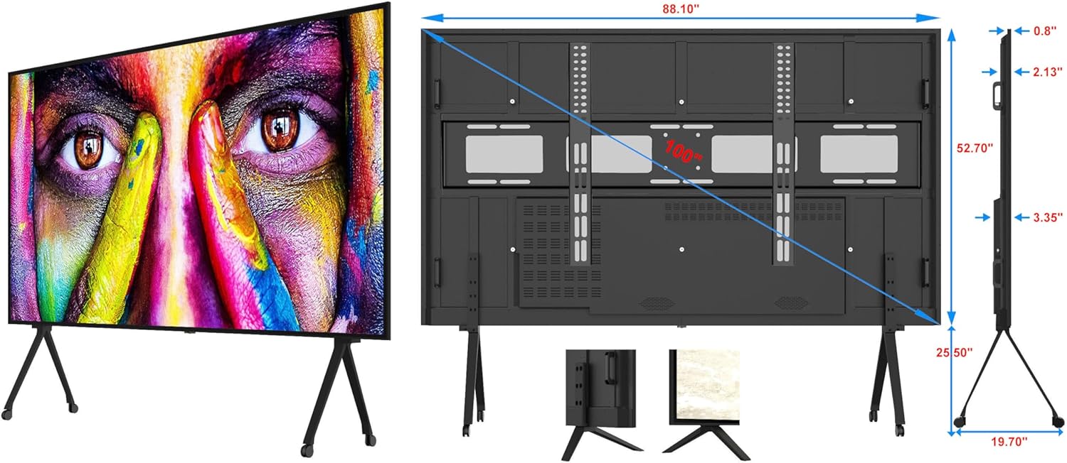 100 Inch Smart UHD 4K TV Displays, Resolution 3840x2160; TS100TD, Home, Sporting Venues, Enabling Viewers to Discover A New Reality in Ultra HD