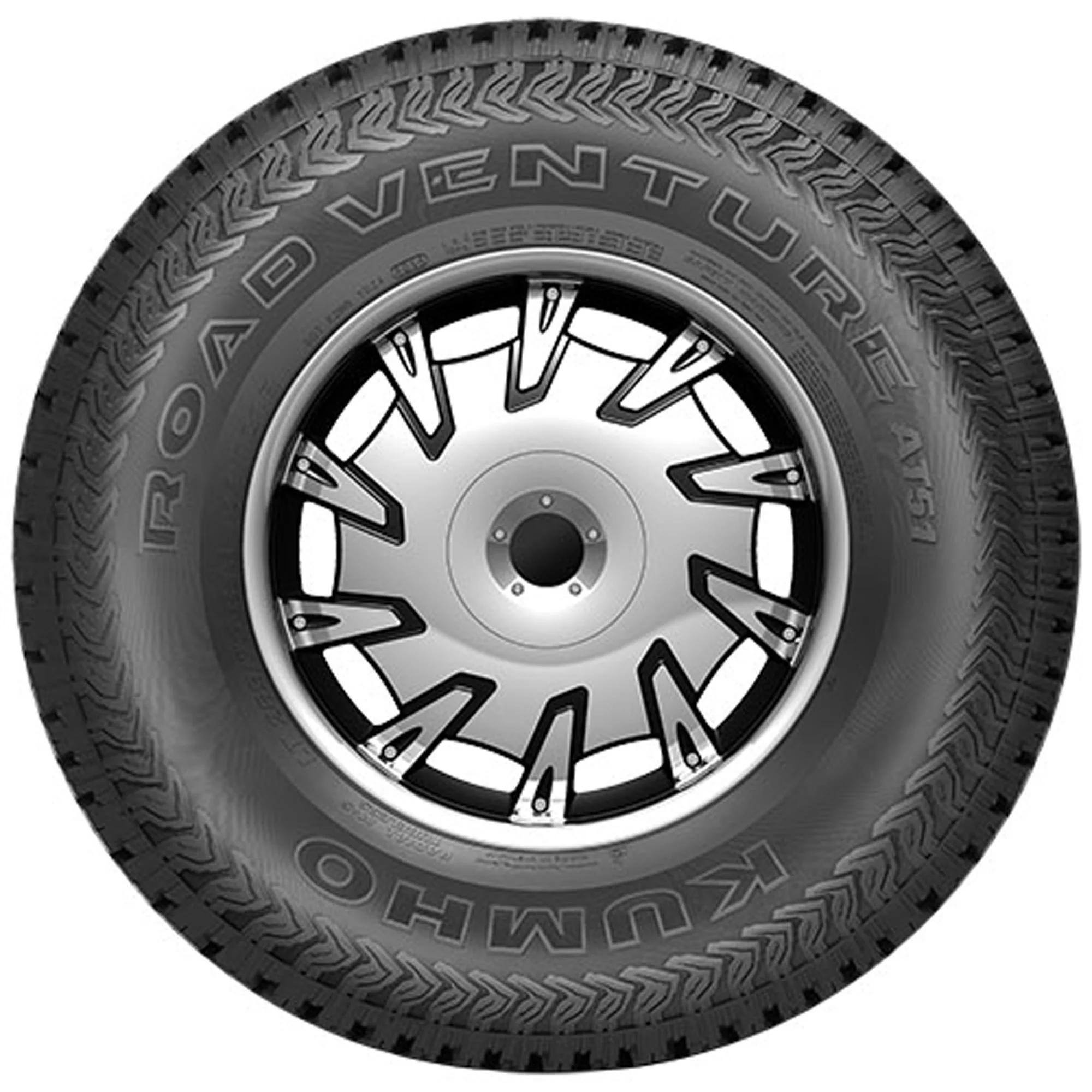 Kumho Road Venture AT51 All Terrain LT31X10.50R15 109R C Light Truck Tire