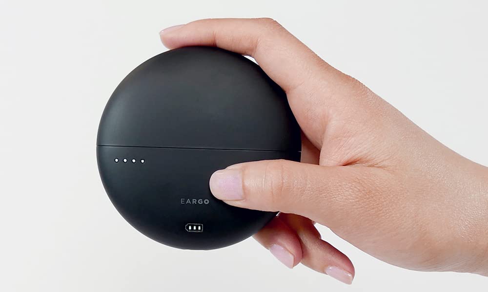 EARGO Max Hearing Aids for Adults - Rechargeable, Virtually Invisible, and with Telecare Support