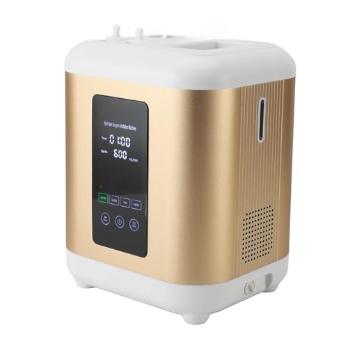 Hydrogen Machine 600ml min for Inhalation, Hydrogen Water Generator with Quiet Operation, PEM Water Electrolysis Ionizer