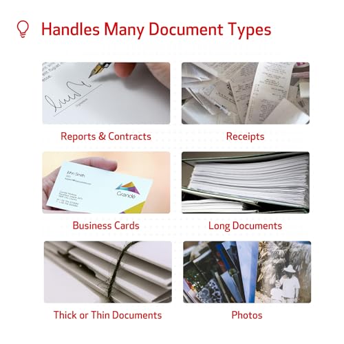Canon imageFORMULA R40 - Office Document Scanner, Windows and Mac, Duplex Scanning, Easy Setup, Scans a Wide Variety of Documents, Scans to Cloud