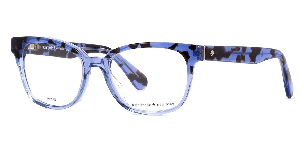 Kate Spade Carolanne Eyeglasses - Blue Havana (0JBW)