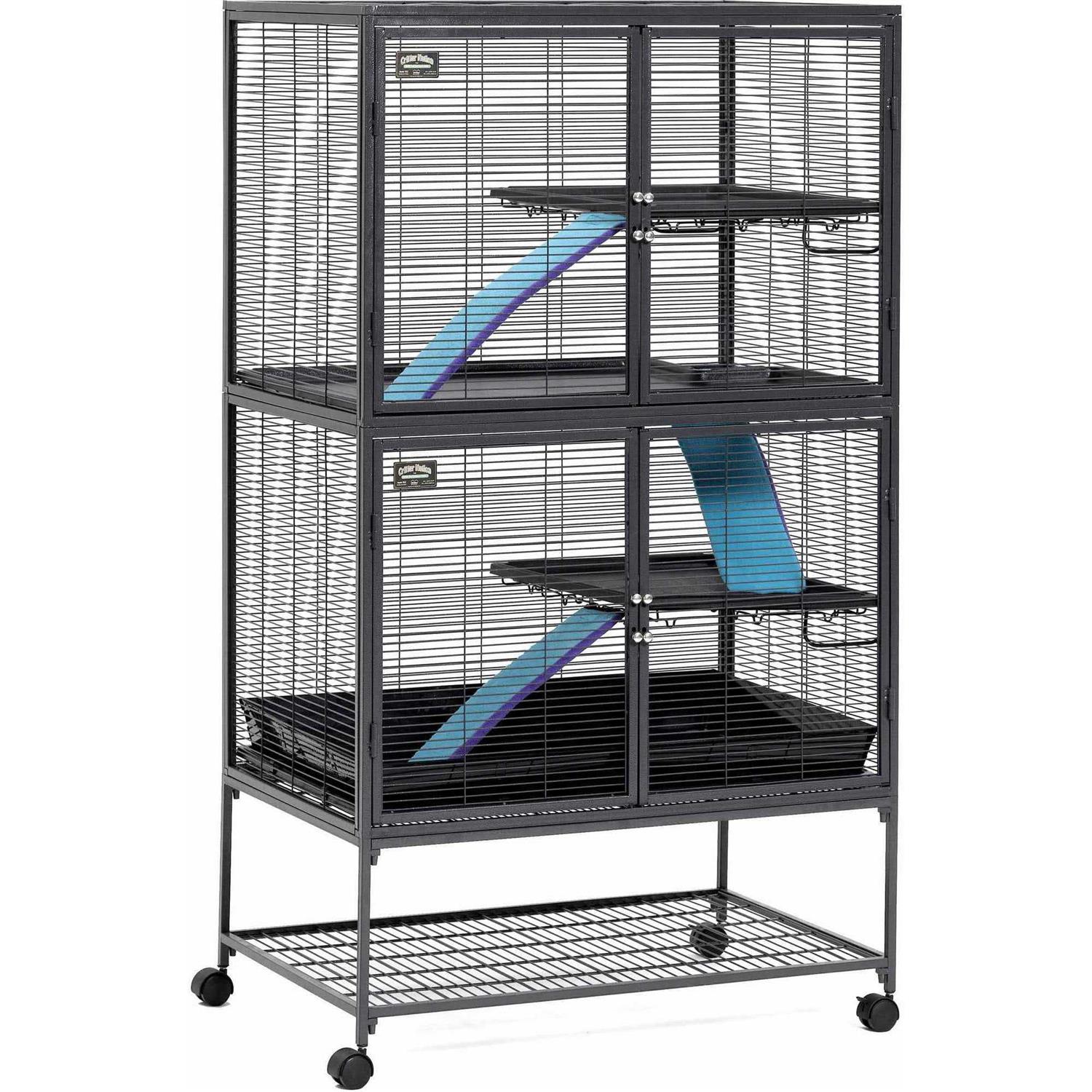 Midwest Critter Nation Double Unit Small Animal Cage - Pet Supplies online store