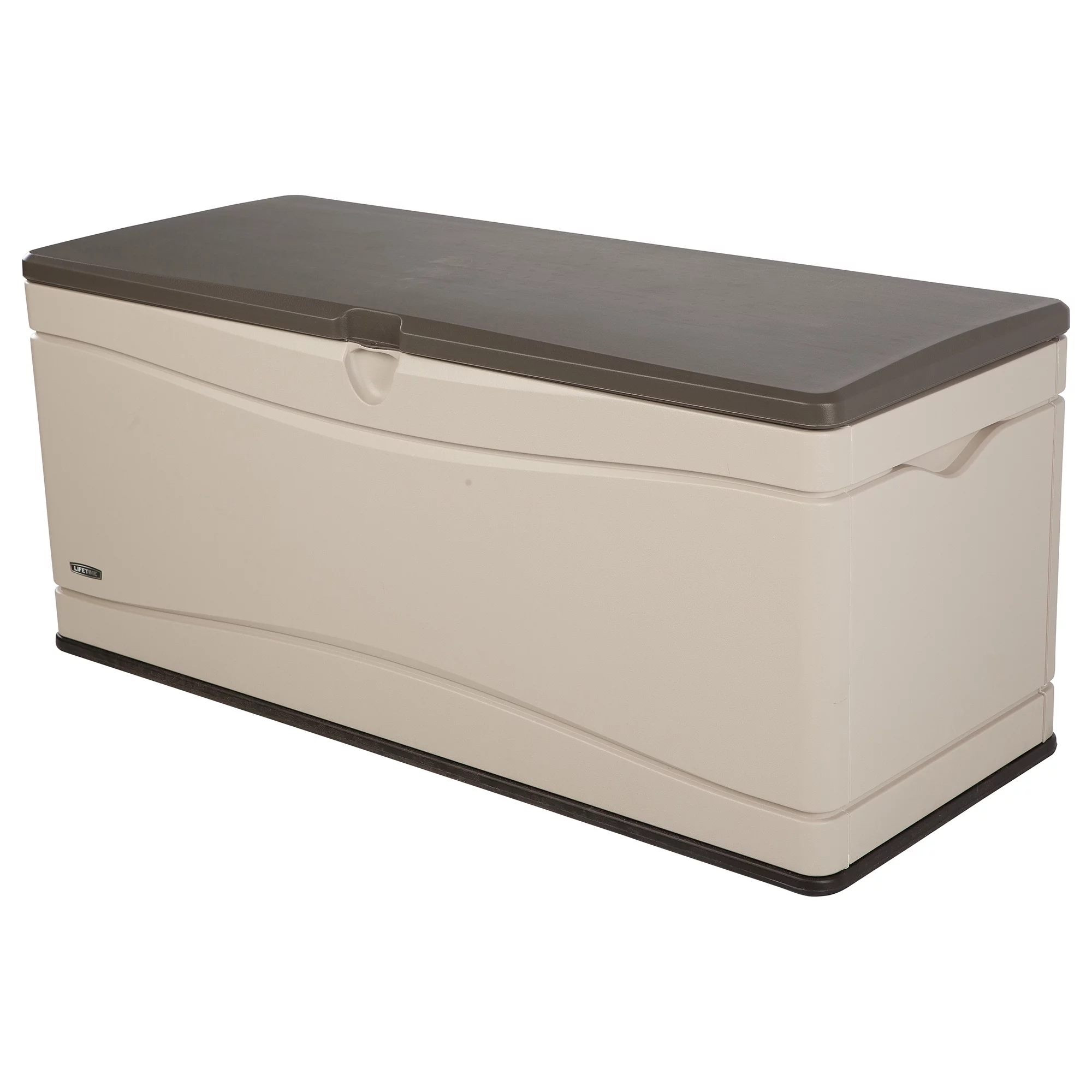 Lifetime Heavy-Duty 130 Gallon Plastic Deck Box, Desert Sand (60012)
