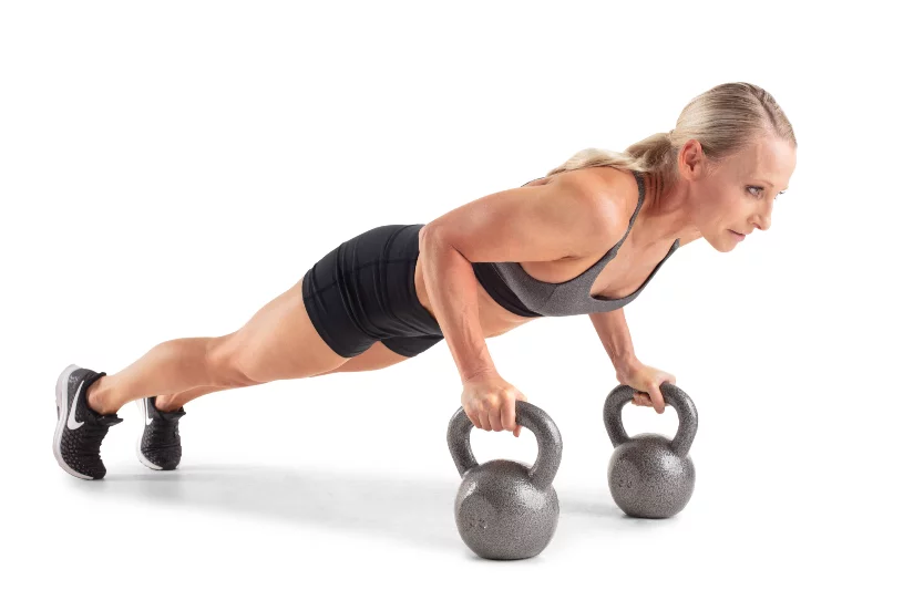 Weider, 30lb Cast Iron Hammertone Finish Kettlebell, Single