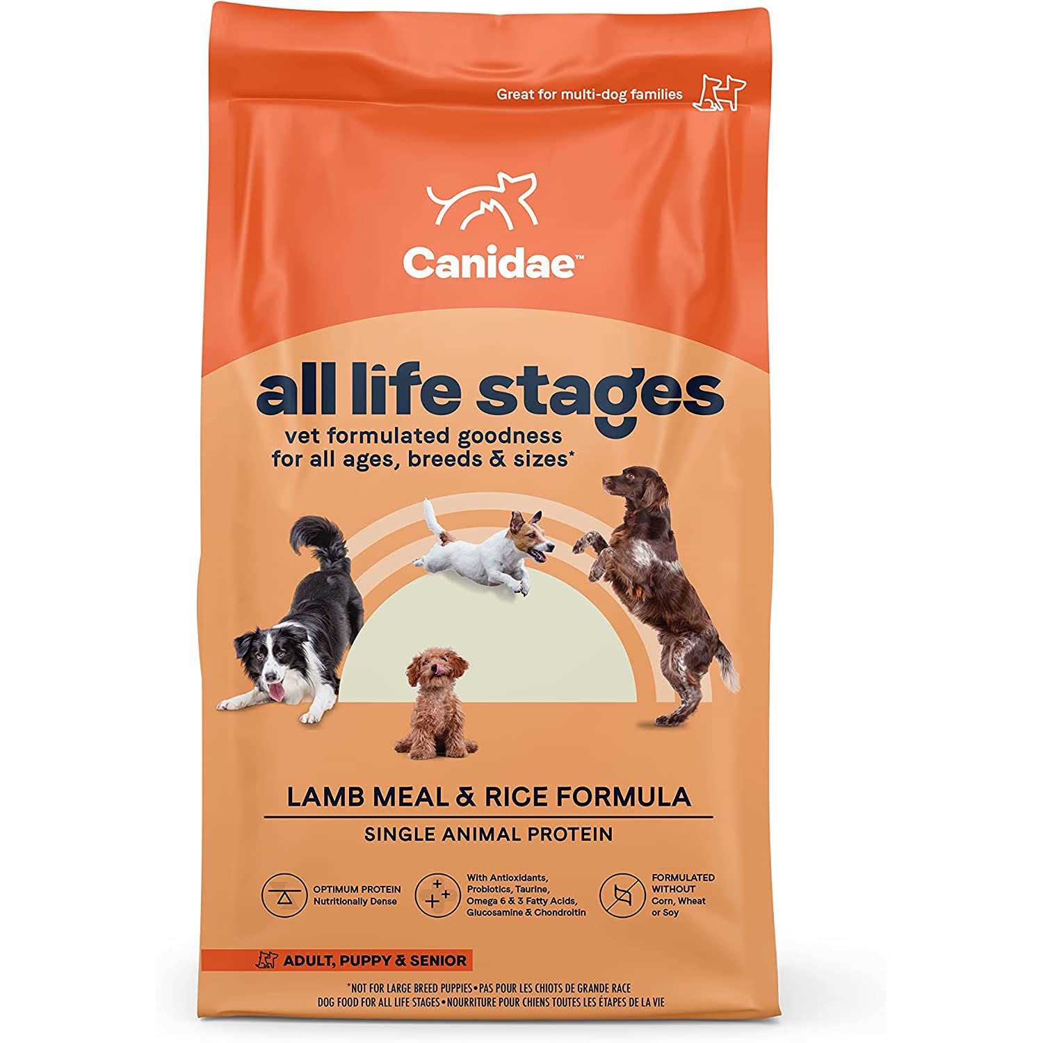 Canidae All Life Stages Dry Dog Food Lamb Meal &amp; Rice - Pet Supplies online store