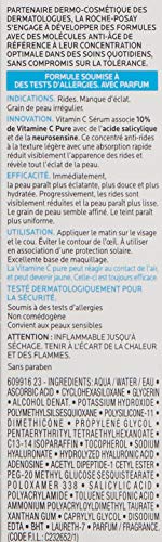 La Roche-Posay Pure 10% Vitamin C Serum For Face With Hyaluronic Acid & Salicylic Acid, Hydrating & Brightening Serum, Boost Radiance & Reduce Wrinkles, Paraben Free, Stocking Stuffers