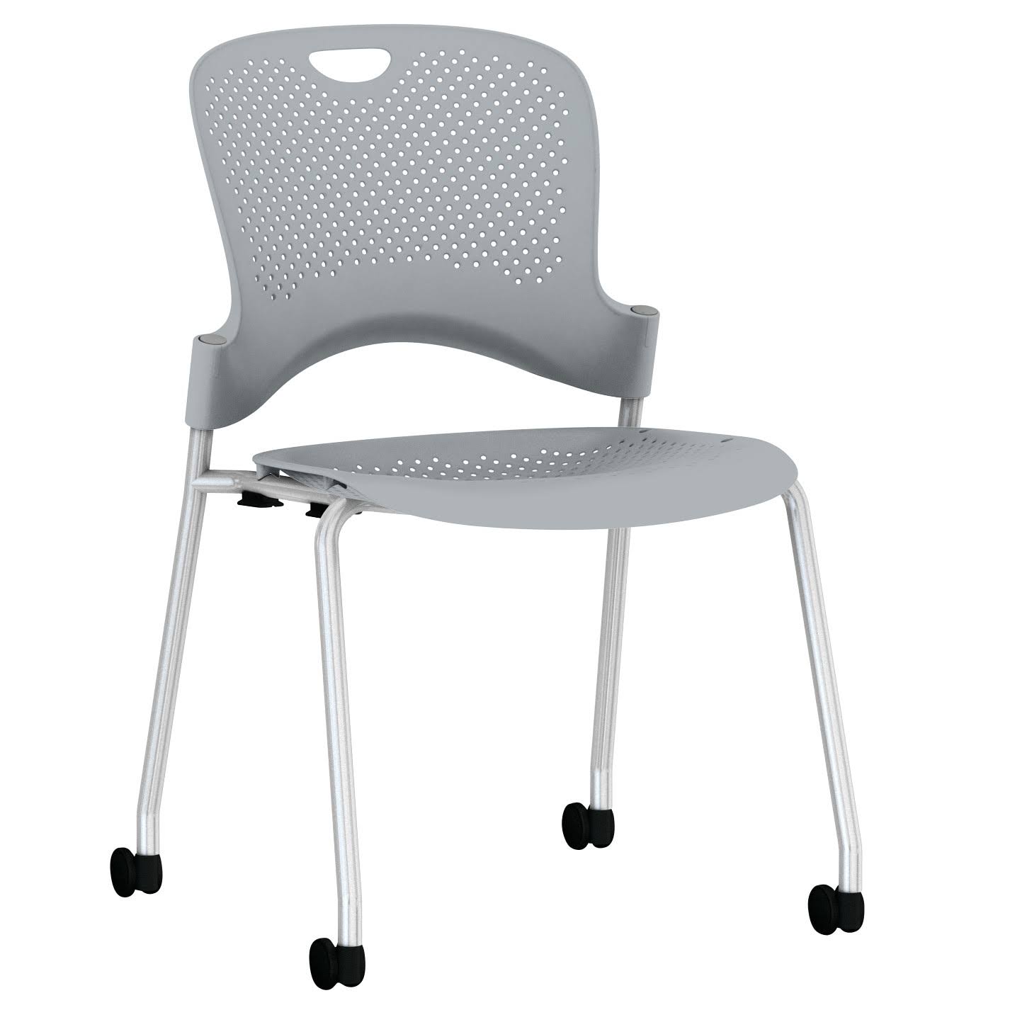 Caper Stacking Chair, Molded Seat by Herman Miller 32x22 H x 24x22 W x 17x22 D