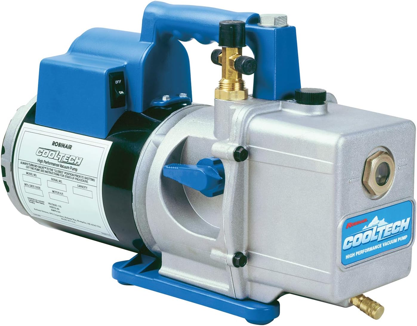 Robinair (15600) CoolTech Vacuum Pump - 2-Stage, 6 CFM