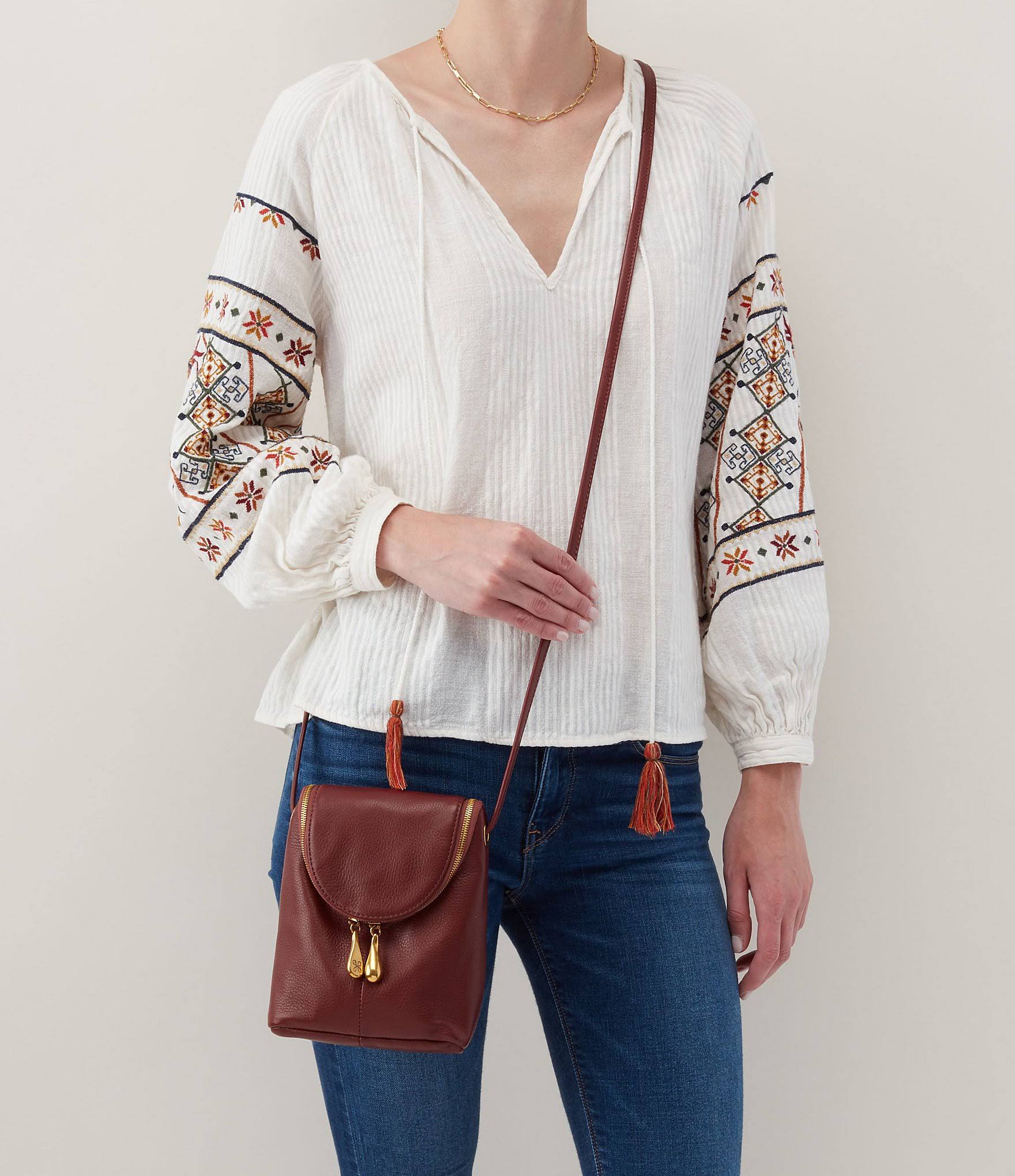 Hobo Fern Crossbody - Scarlet