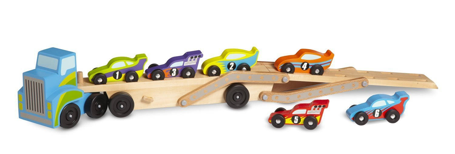Melissa u0026 Doug Race Car Carrier