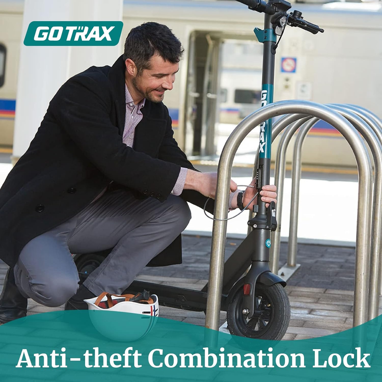 Gotrax GMAX Electric Scooter, 10" Pneumatic Tire, Max 42 Mile & 20Mph by 350W Motor, Double Anti-Theft Lock, Bright Headlight and Taillight,Foldable and Cruise Control Electric Scooter for Adult