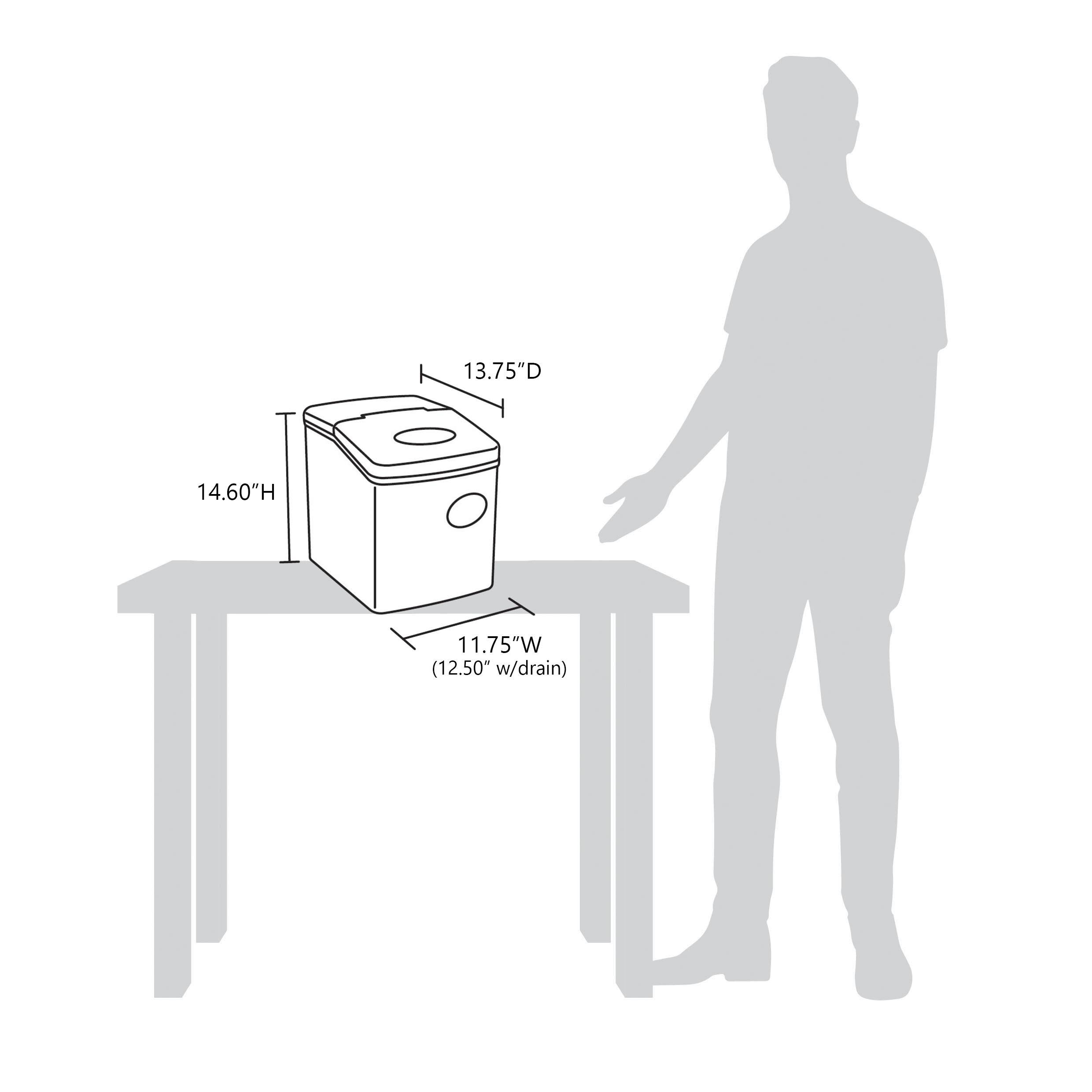 NewAir Countertop Ice Maker - Silver