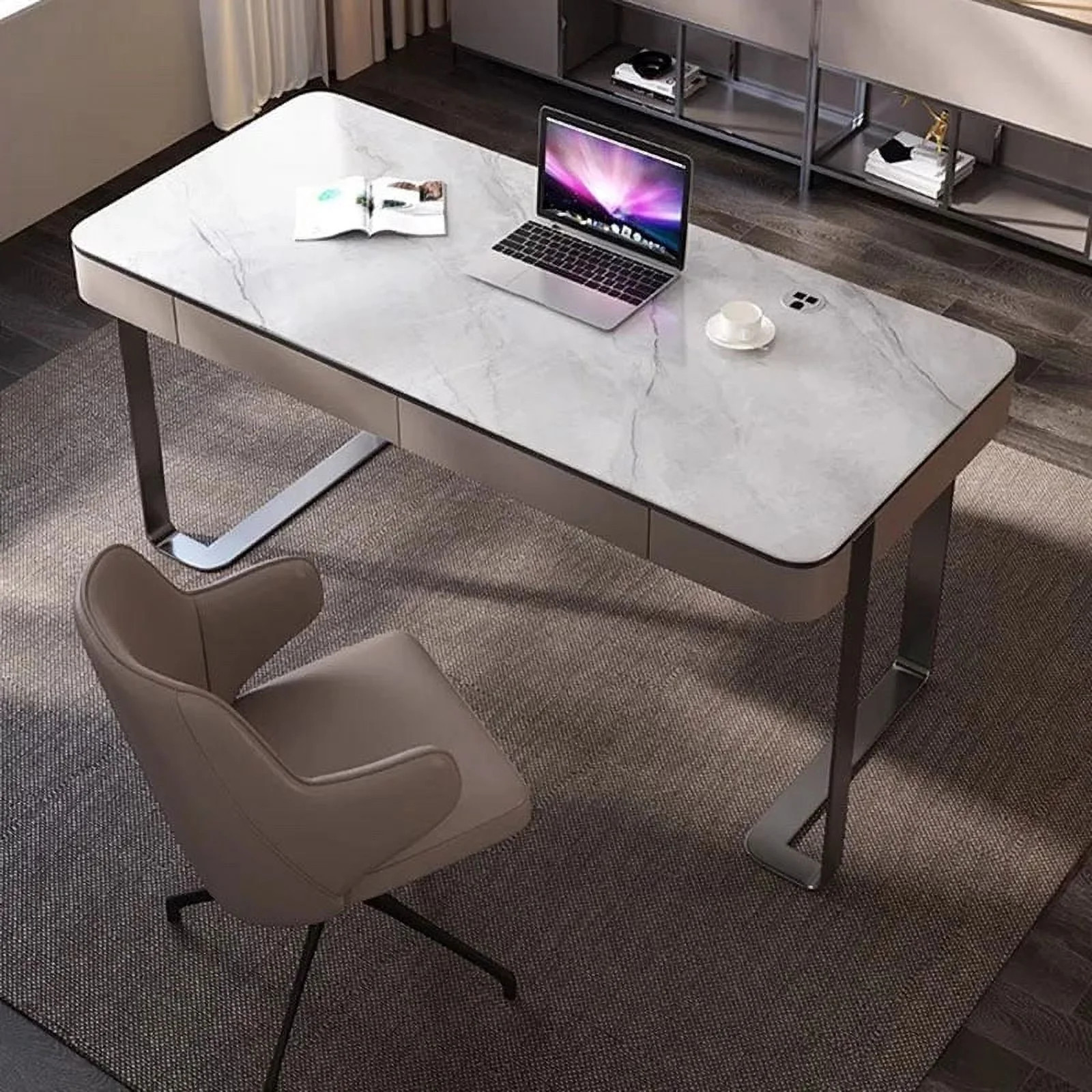 Storage Meeting Office Desk Minimalist Executive Desktops Work Modern Office Desk Luxury Adjustable Escritorios Home Furnitures