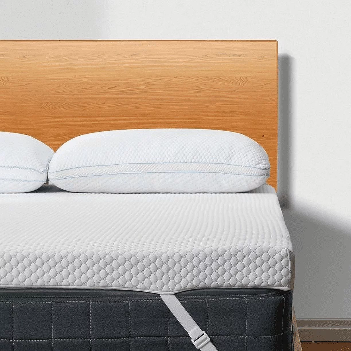 2 inch Non-Slip Design Gel Memory Foam Mattress Topper with Removable & Washable Cover for Cooling Sleep,Pressure Relief ,CertiPUR-US Certified - Full