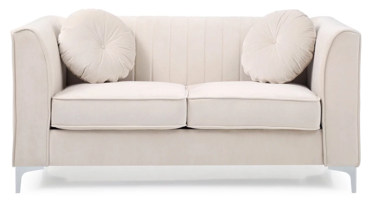 Ivory Delight Loveseat