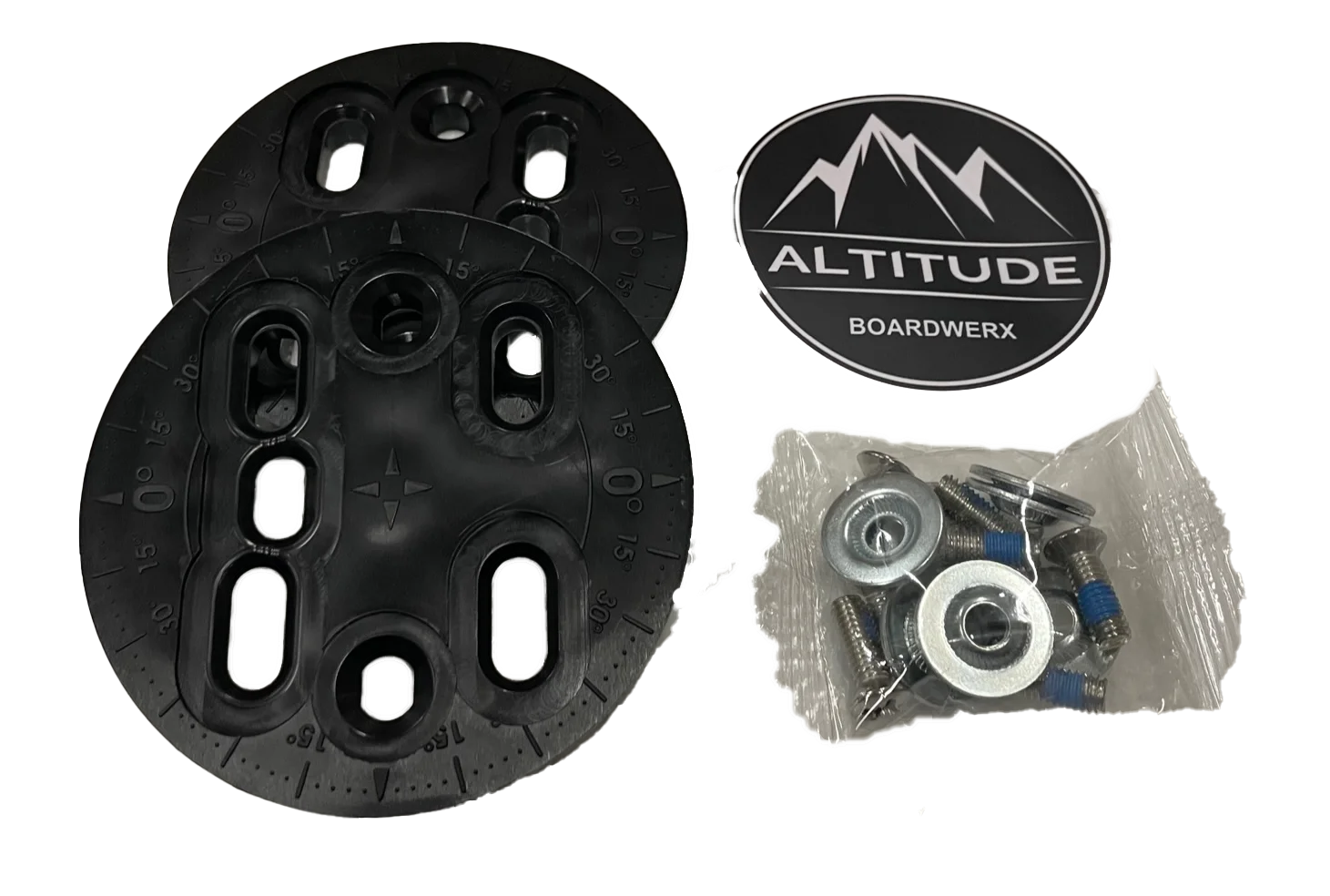 2022-23 ALTITUDE "RIDER" 4X4 BURTON SNOWBOARD BINDINGS (BLACK) L/XL MEN 9-13 | WOMEN 9.5+