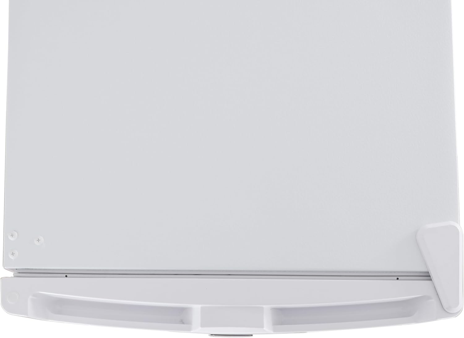 Commercial Cool Upright Freezer, Stand Up Freezer 6 Cu Ft with Reversible Door, White with VCM Door