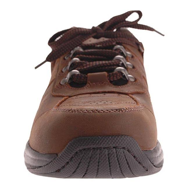 OrthoFeet Men&s Shreveport, Size: 11.5, Brown Leather