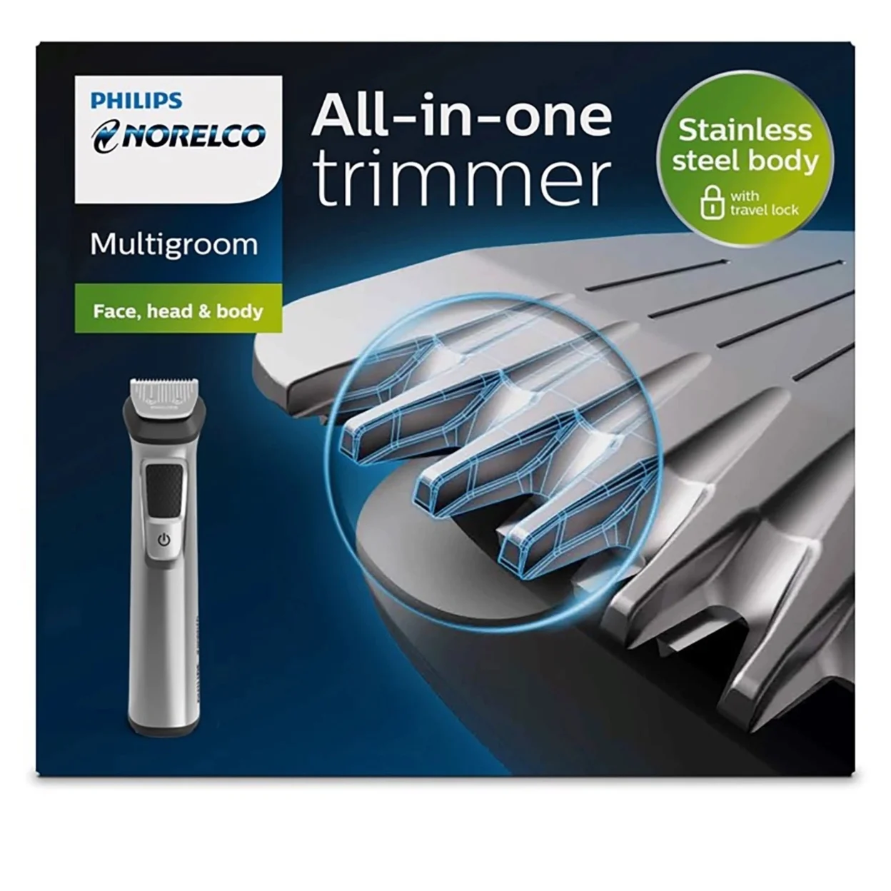 Philips Norelco Stainless Steel Multigroom All-in-One Trimmer - Curated Treasures Market