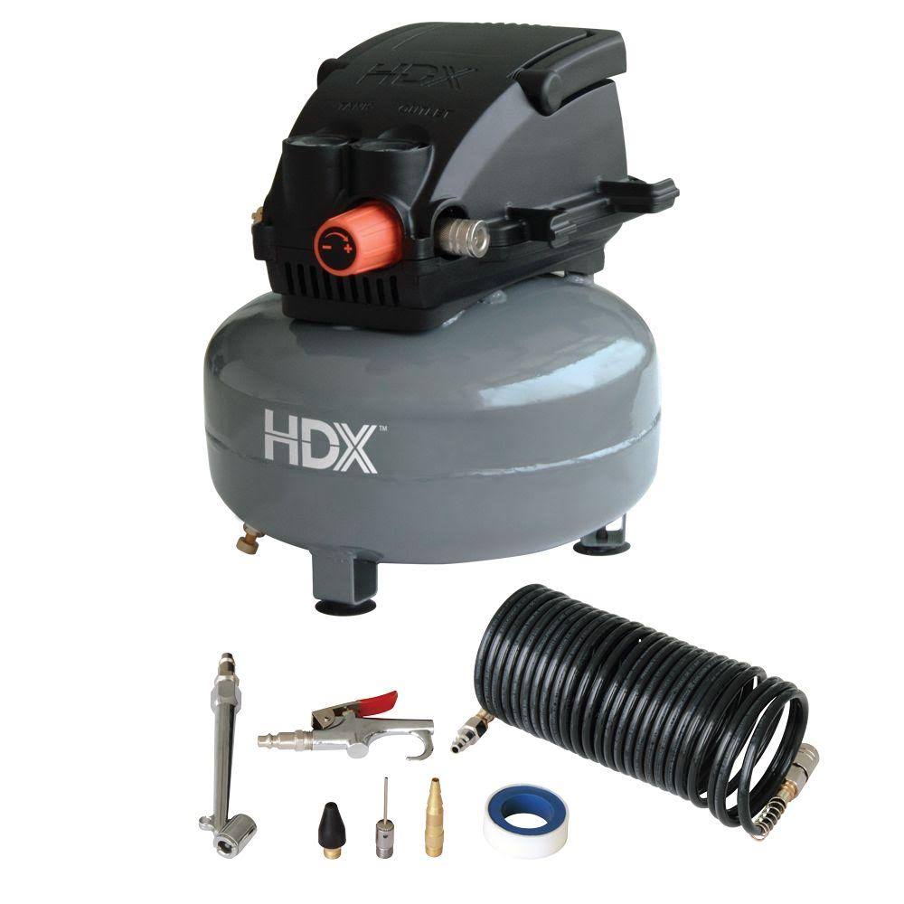Anvil 2G Pancake Air Compressor with 7-Piece Accessories Kit