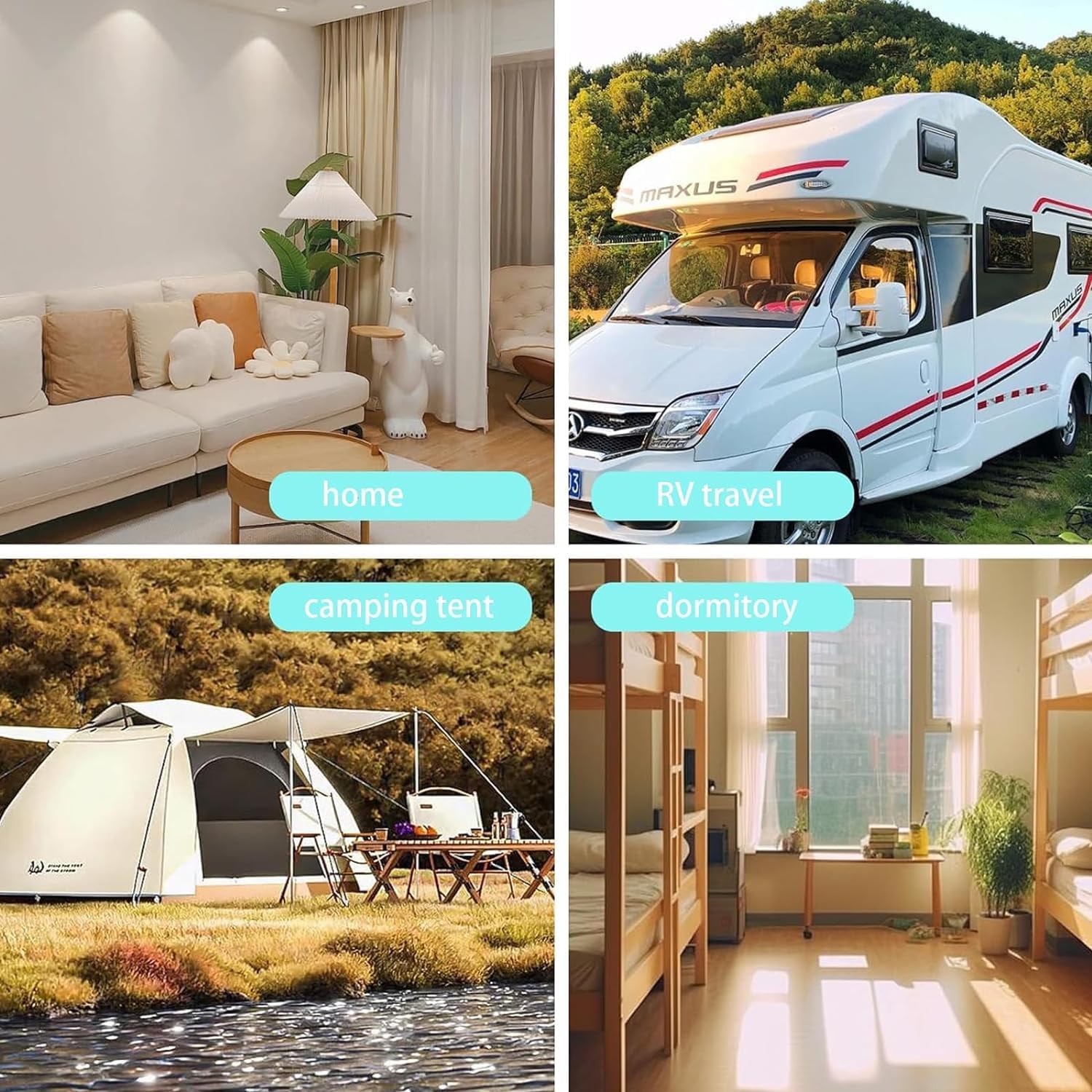 Portable Air Conditioners, Tent Air Conditioner, Car Air Conditioner, 2350btu, Suitable For Camping Tent、Rv、Pet House、Fishing、Outdoor Indoor、Home Use