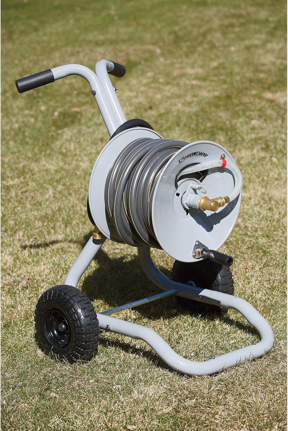 Strongway Garden Hose Reel Cart - Holds 5/8in. x 150ft. Hose
