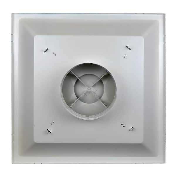 Venti Air 24 in. x 24 in. T-Bar Drop Ceiling Lay in Supply Diffuser with Round Collar/Neck - Shop Hardware Tools Online Store