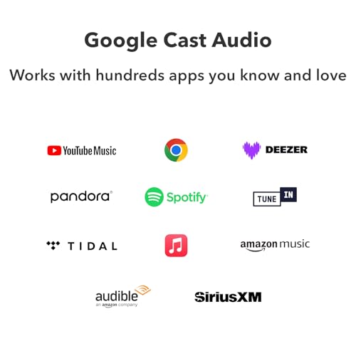 WiiM Pro AirPlay 2 Receiver, Google Cast Audio, WiFi Multiroom Streamer, Compatible with Alexa, Siri and Google Assistant, Stream Hi-Res Audio from Spotify, Amazon Music, Tidal and More