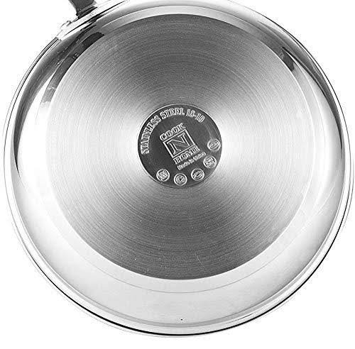 Cook N Home 8 Quart Stainless Steel Stockpot Saucepot with Lid