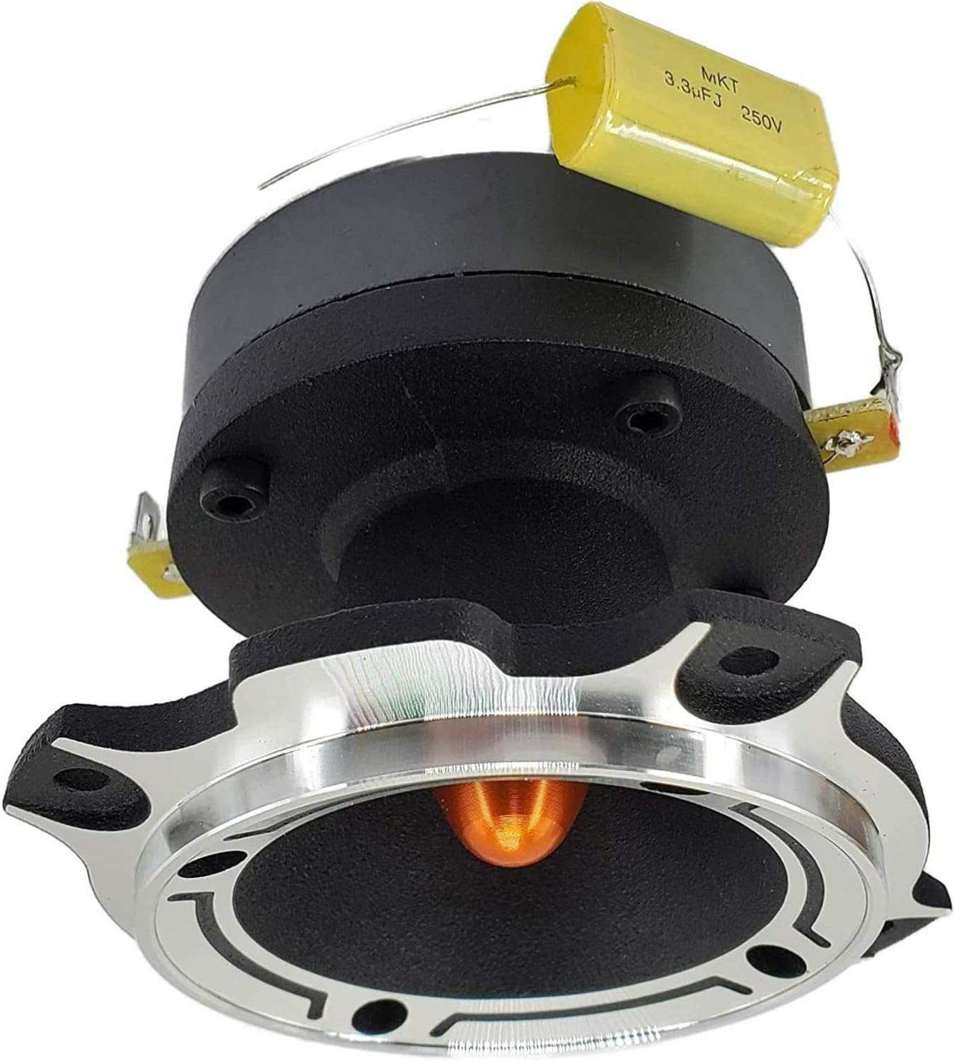 4X Gravity WZ40TW 2400 Watts Maximum Power Handling Warzone Series Heavy Duty Titanium Super Tweeter Loud Speaker 4-Ohms with Aluminum Frame -2nd Gen