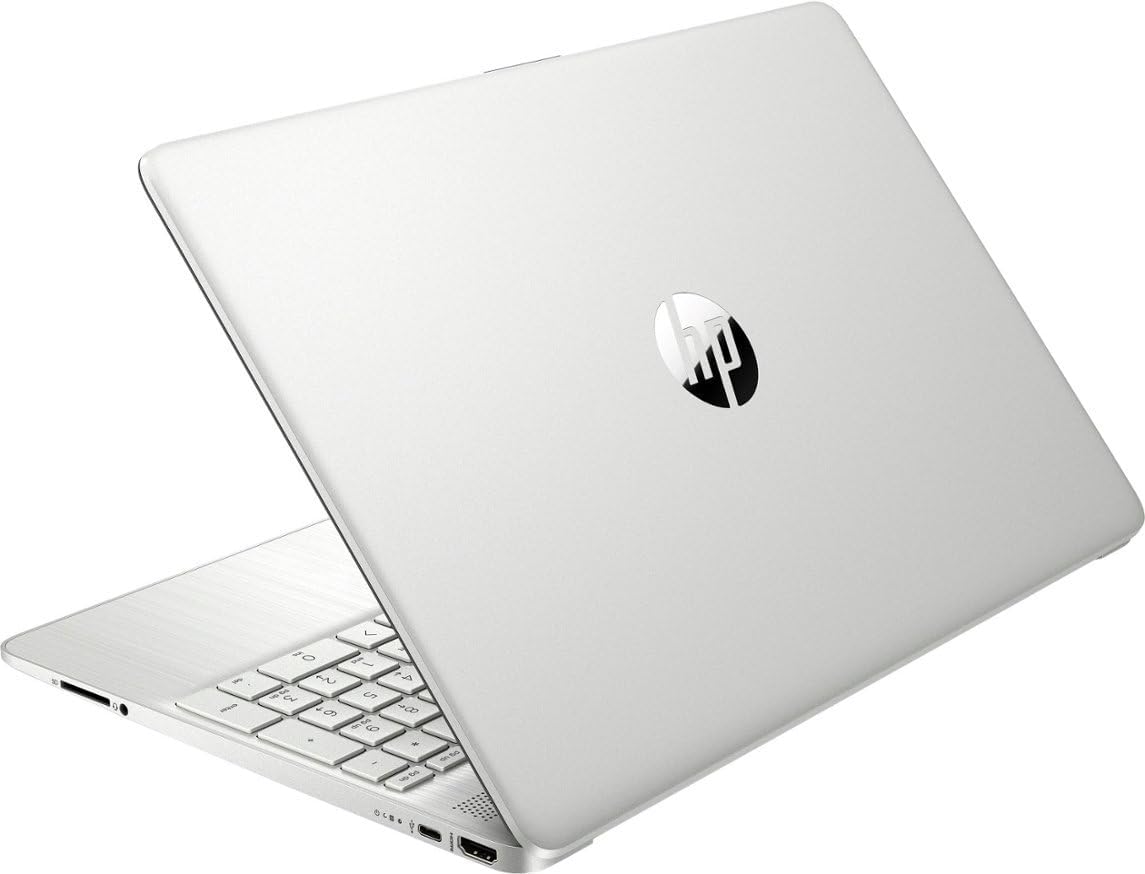 HP 2024 15 Laptop 15.6" HD+ Touchscreen, Intel Core i3-1215U, with Microsoft Office 365, 8GB RAM, 256GB SSD, Win 11 Home Long Battery Life, Natural Silver