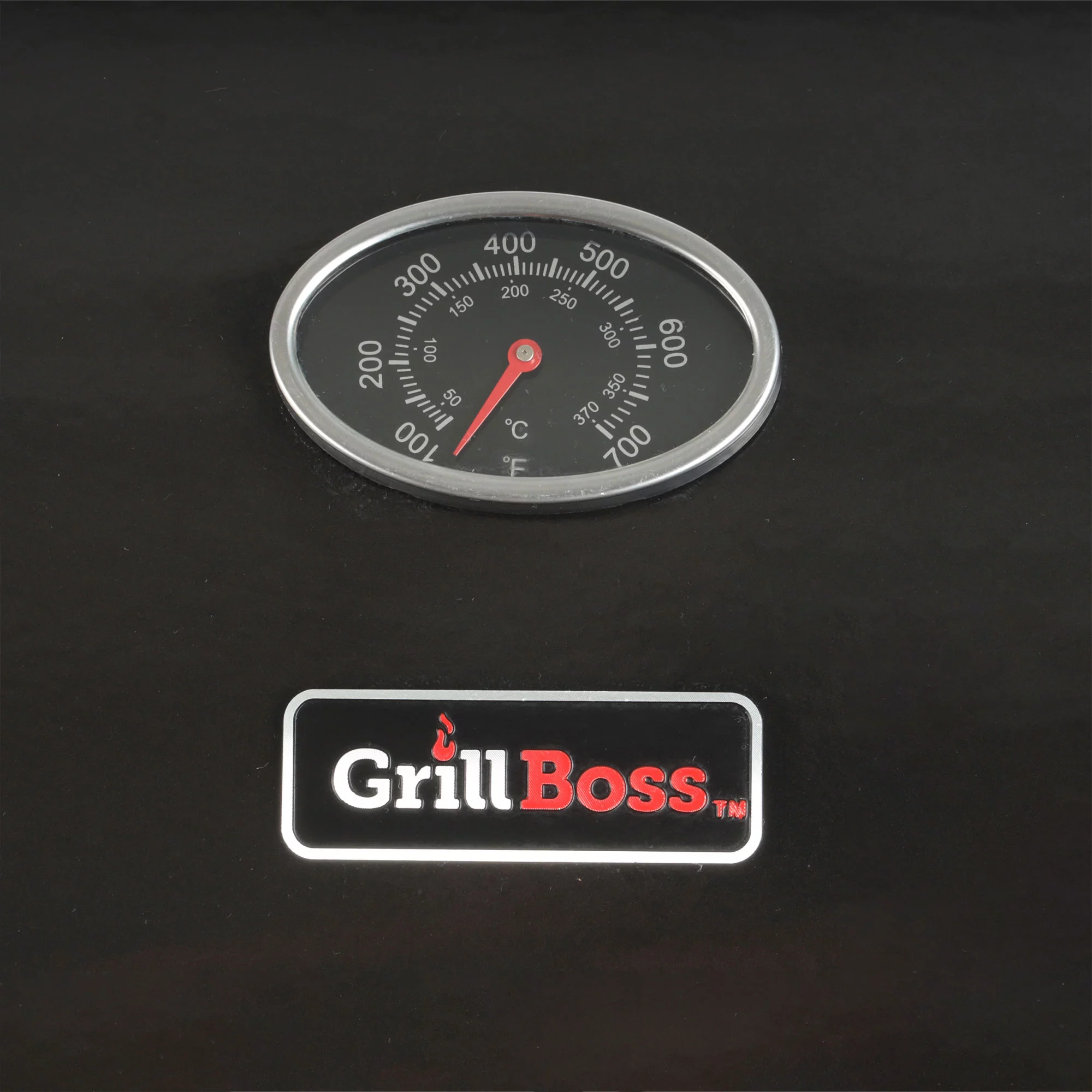 Grill Boss 4-Burner Gas Grill w/ Side Burner, Cover, and Side Shelves