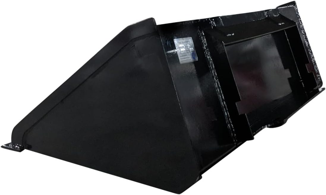 Titan Attachments Mini Skid Steer Bucket 42" 134.2 lb. Quick Tach Powder Coated