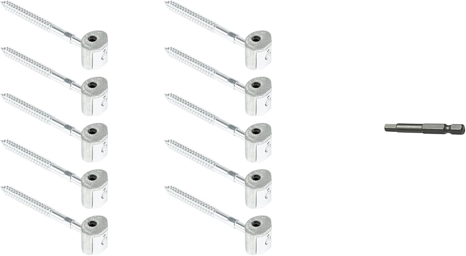 Zipbolt 13.610 Railbolt - Staircase Handrail to Fittings Connector - 5 Pack