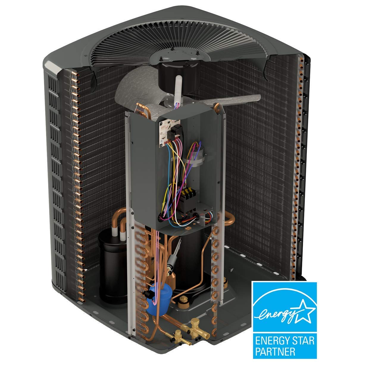 Goodman 3 Ton 16 Seer Heat Pump System with Multi Position Air Handler