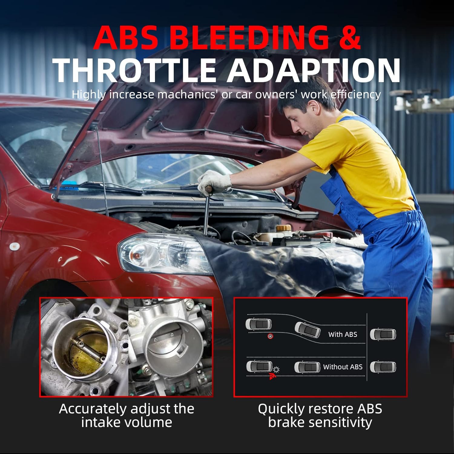LAUNCH OBD2 Scanner CRP909X, 2022 New OE-Level Full System Scan Tool, 26 Reset Services Car Diagnostic Scanner, ABS Bleeding Injector Coding IMMO, Auto VIN, One-Click Free Update, TPMS Tool as Gift