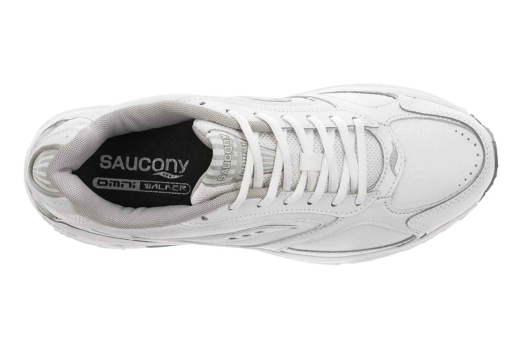 Saucony Grid Omni Walker White/Silver, Men&s, Size: 8.5