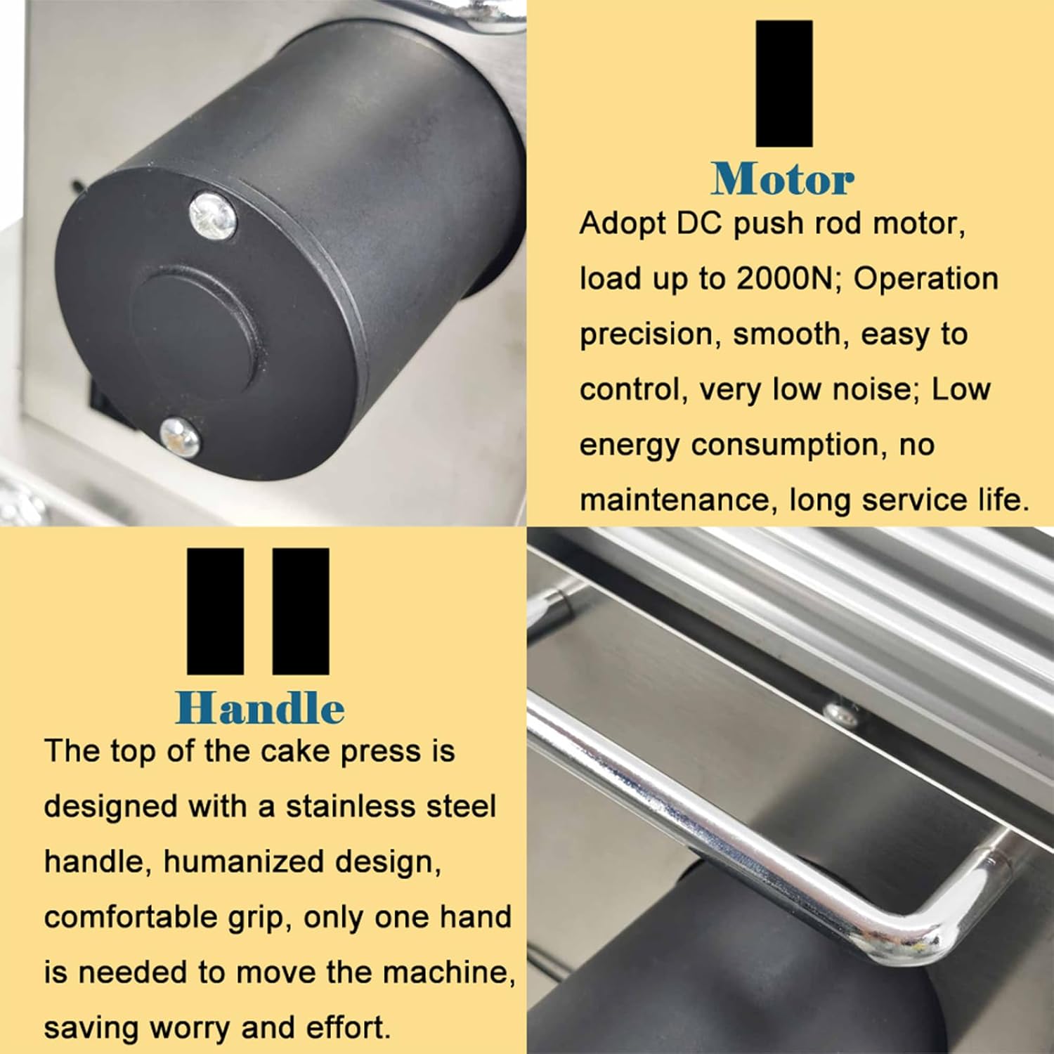 INTBUYING Electric Pizza Dough Press Machine 8.6inch Commercial Electric Dough Roller Sheeter Pastry Pizza Dough Pastry Press Making Machine for Pressing Pizza Hand-held Cakes