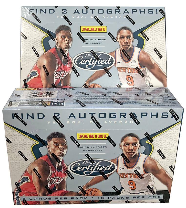 2019-20 Panini Certified Basketball Hobby Box