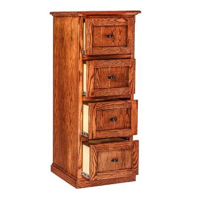 McGee 4-Drawer Vertical Filing Cabinet Loon Peak Color: Golden Oak